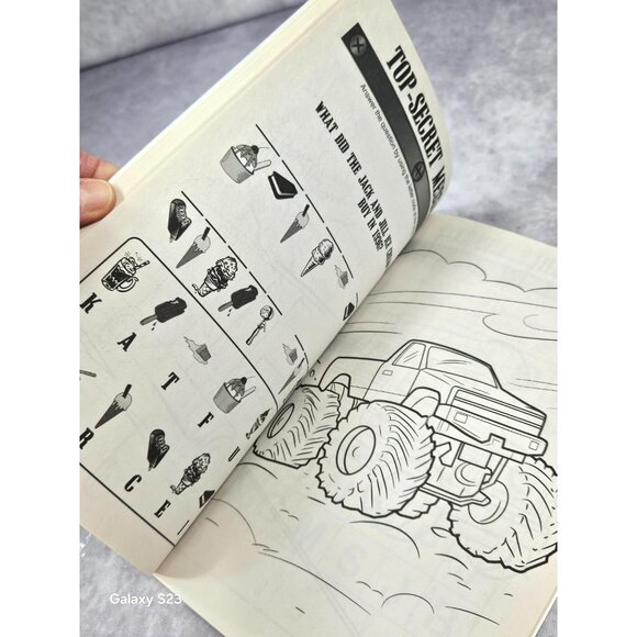 Tough Trucks Coloring and Activity Books Kids Childeren Art & Craft - Picture 3 of 10